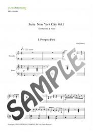 【ソロ譜】Suite New York City Vol.1〜マリンバ・ソロ(ピアノ伴奏付)
